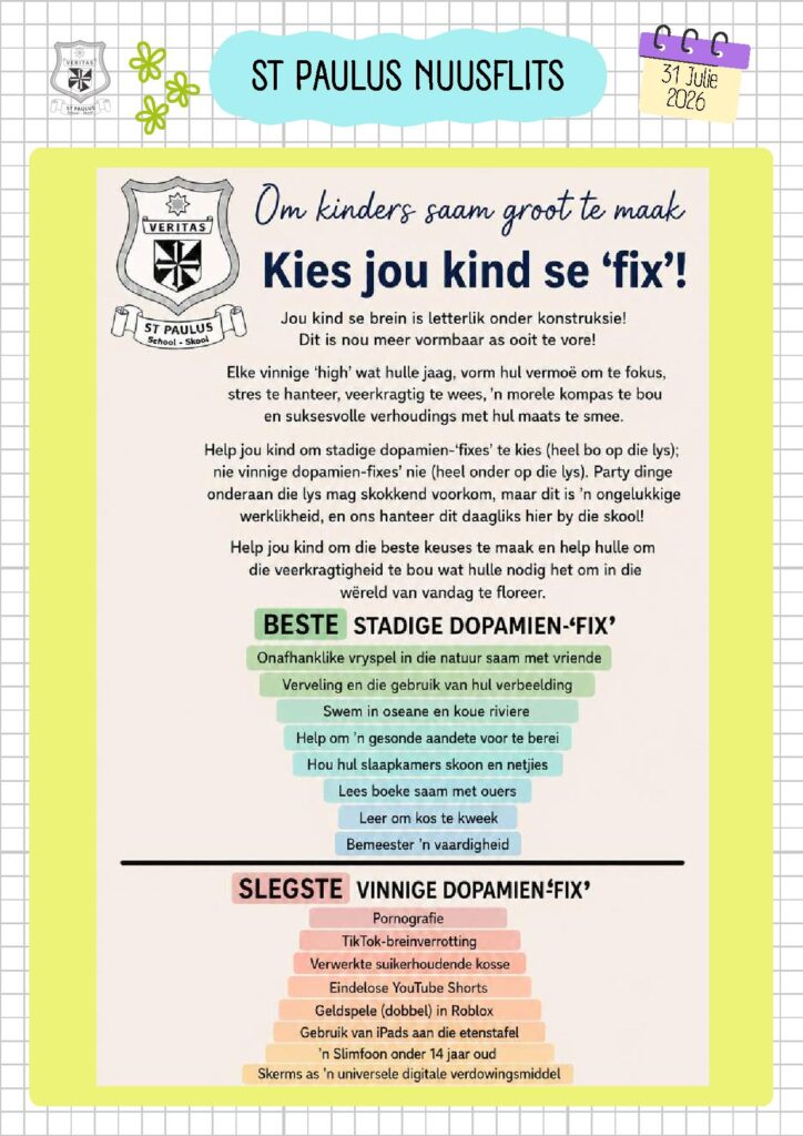 ST PAULUS Nuusflits 31-07-2026
